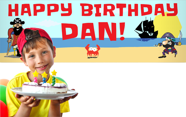 children's birthday banner