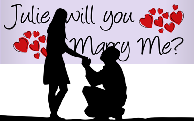 marry me banner