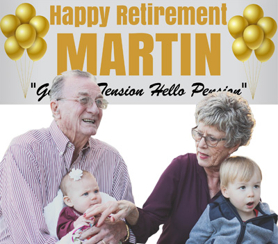 retirement banner