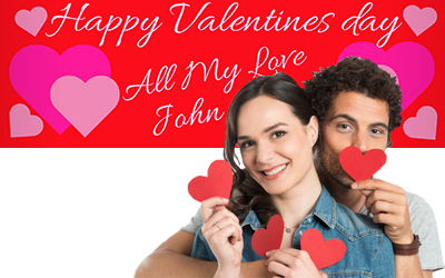 valentine's day banner
