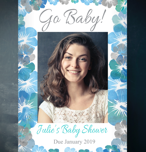 baby shower selfie frame