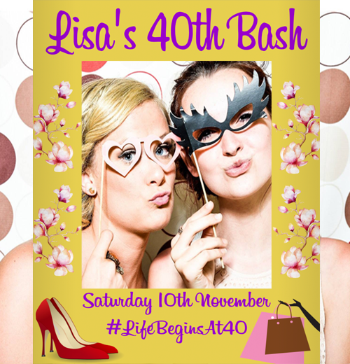 birthday selfie frame