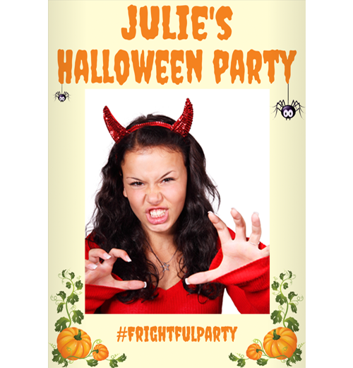 halloween selfie frame